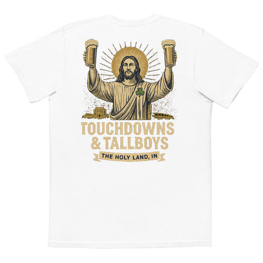 Notre Dame Touchdown T-Shirt, White Back