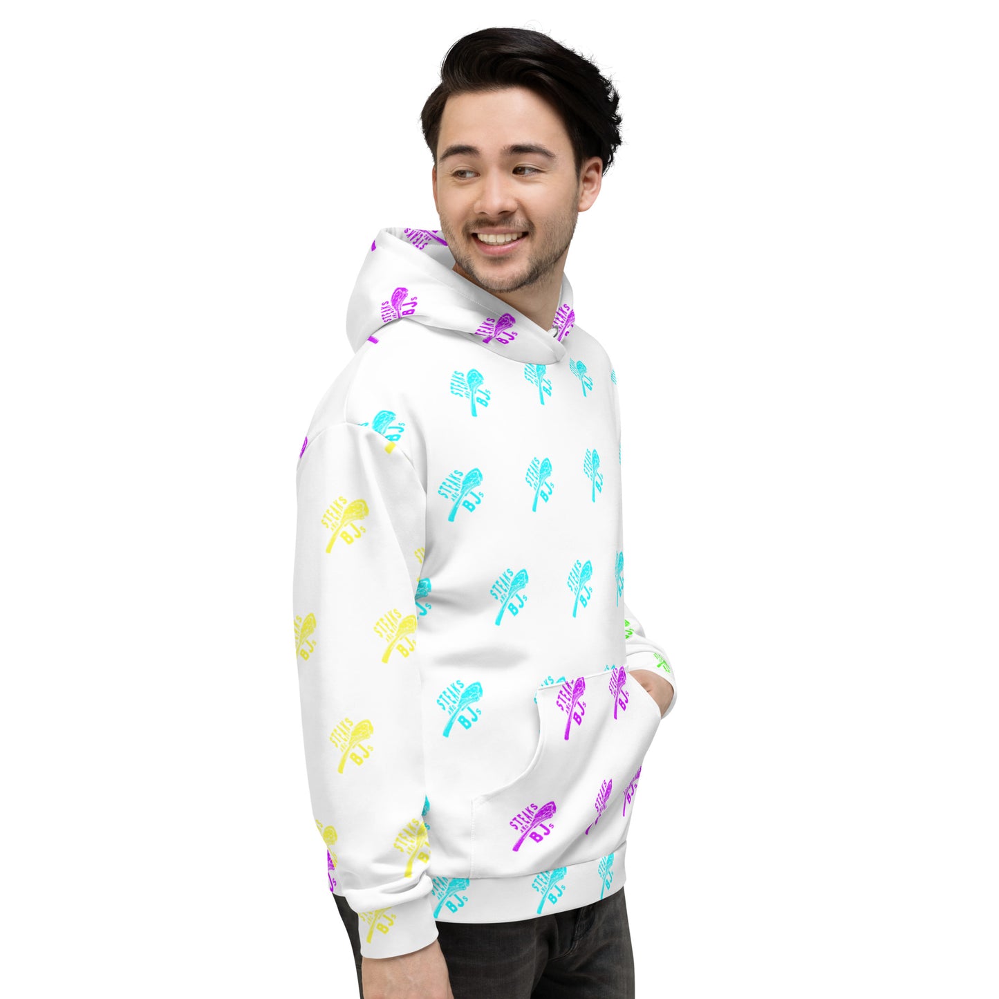 Steaks & BJ's Retro All Over Print Hoodie