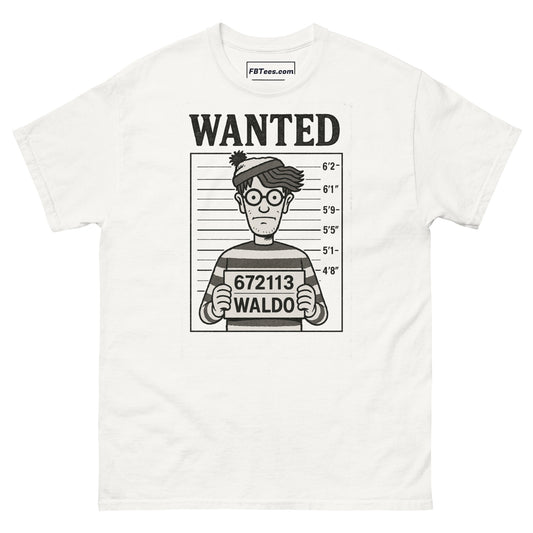 Nostalgic Where's Waldo T-Shirt, White Front