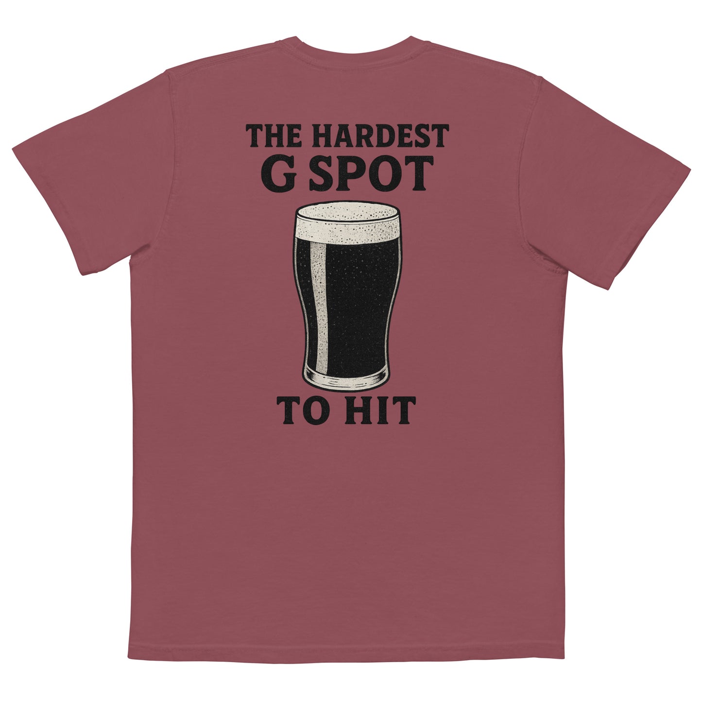 G Spot Drinking T-Shirt, Red Back